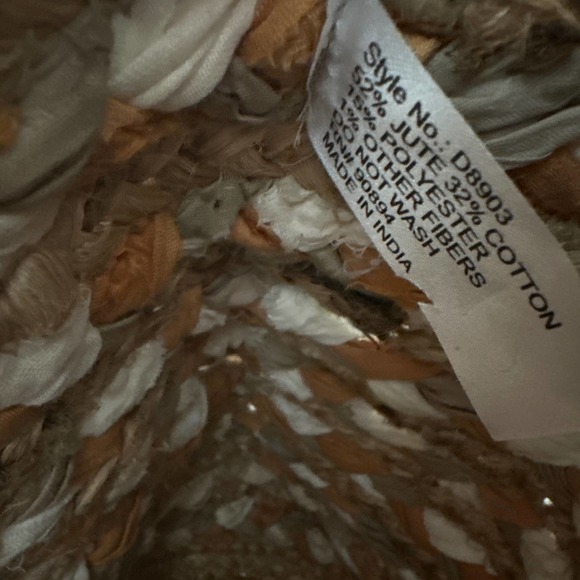 Magid Multi-color Natural Jute boho Shoulder Tote - Picture 8 of 9